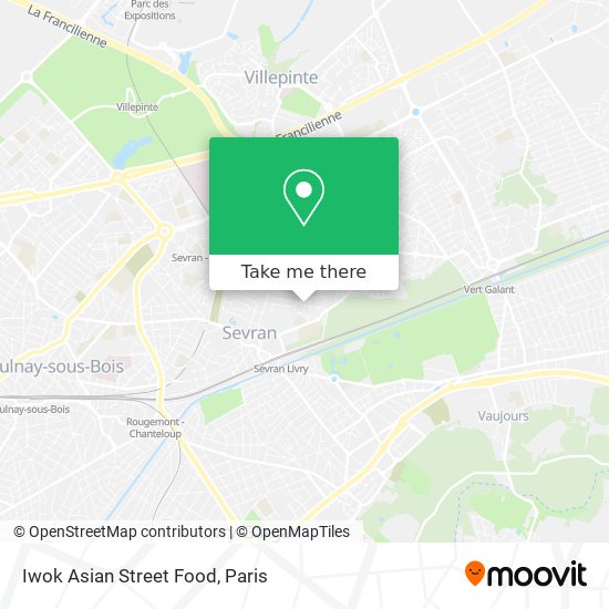 Iwok Asian Street Food map