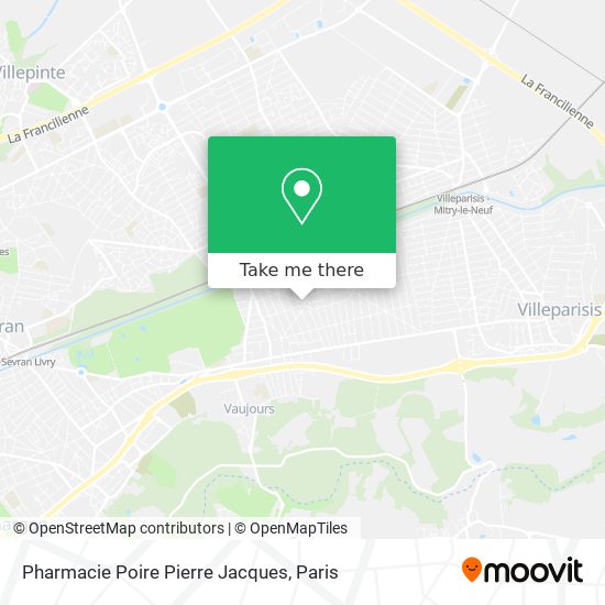 Mapa Pharmacie Poire Pierre Jacques