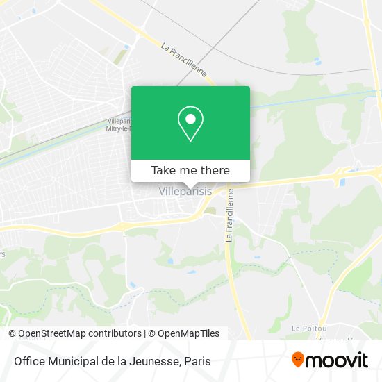 Office Municipal de la Jeunesse map