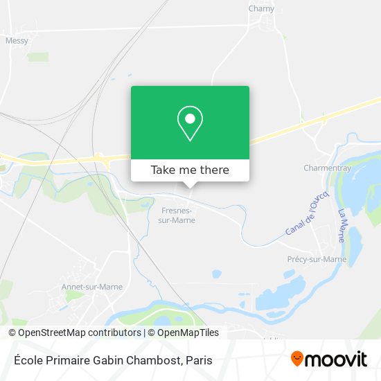 Mapa École Primaire Gabin Chambost