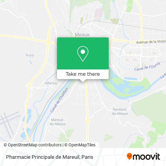 Pharmacie Principale de Mareuil map