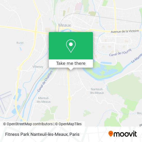 Fitness Park Nanteuil-lès-Meaux map