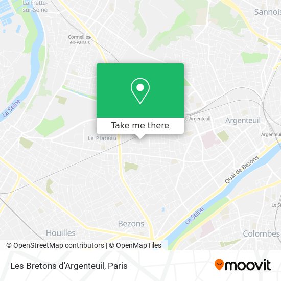 Les Bretons d'Argenteuil map