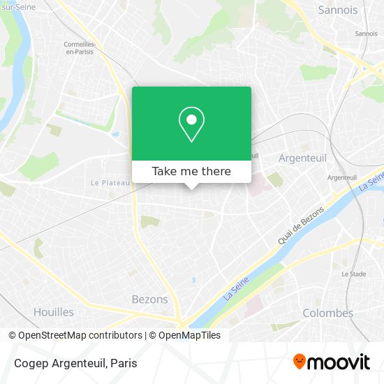 Mapa Cogep Argenteuil