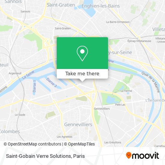 Mapa Saint-Gobain Verre Solutions