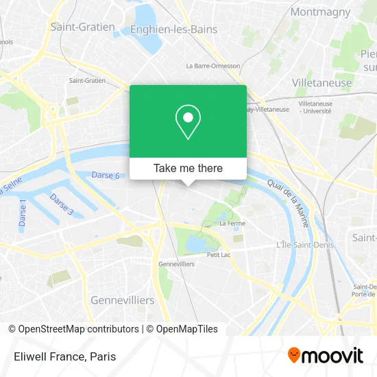 Eliwell France map
