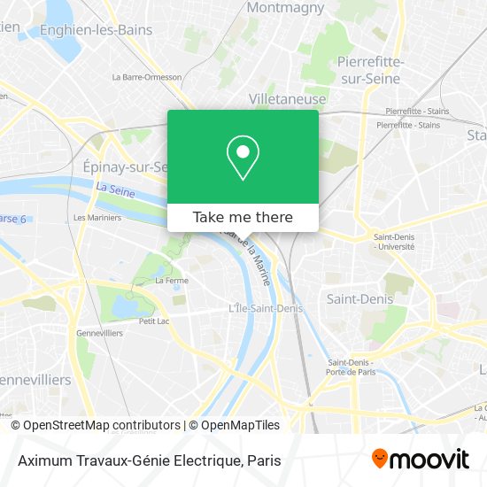 Aximum Travaux-Génie Electrique map