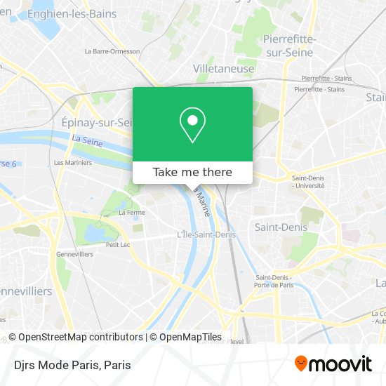 Djrs Mode Paris map