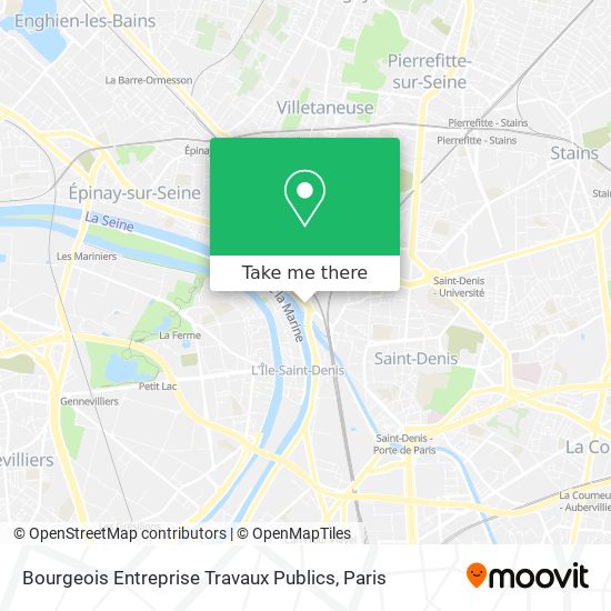 Mapa Bourgeois Entreprise Travaux Publics