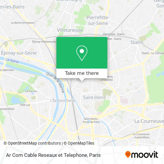 Ar Com Cable Reseaux et Telephone map