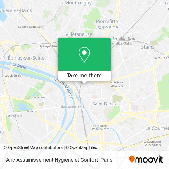 Mapa Ahc Assainissement Hygiene et Confort