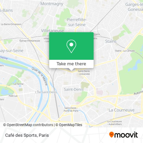 Mapa Café des Sports