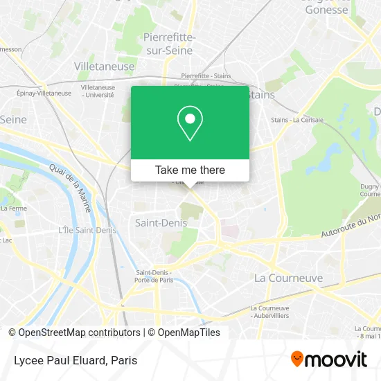 Lycee Paul Eluard map