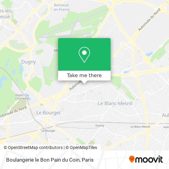 Boulangerie le Bon Pain du Coin map