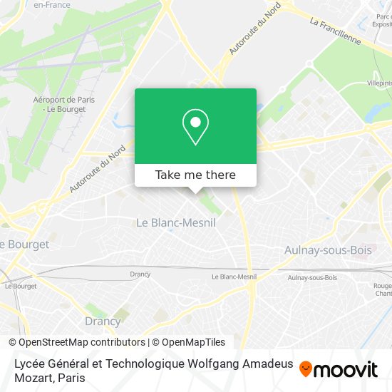 Lycée Général et Technologique Wolfgang Amadeus Mozart map