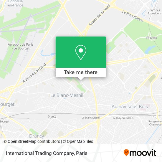 International Trading Company map