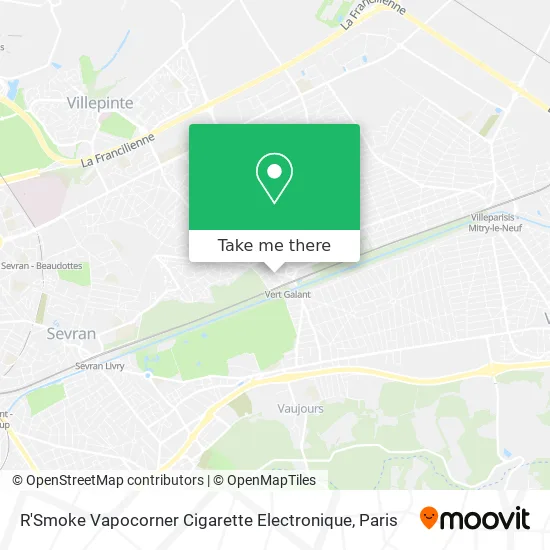 R'Smoke Vapocorner Cigarette Electronique map