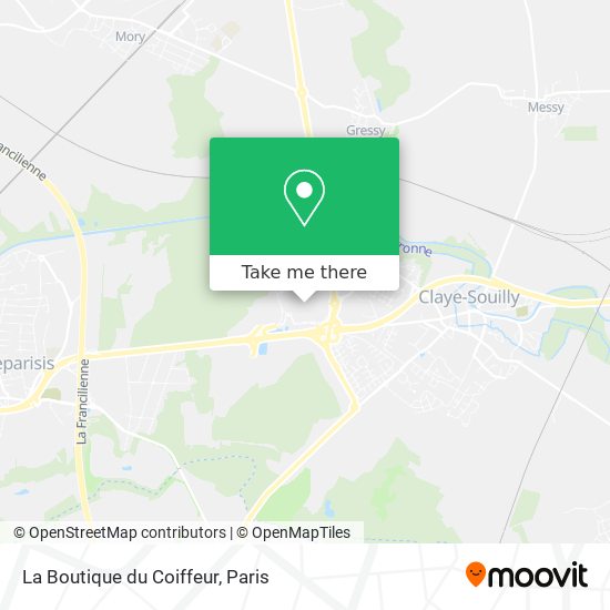 La Boutique du Coiffeur map