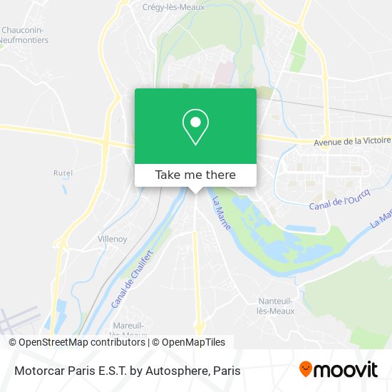 Mapa Motorcar Paris E.S.T. by Autosphere