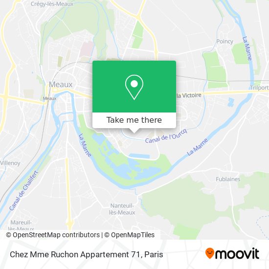 Chez Mme Ruchon Appartement 71 map
