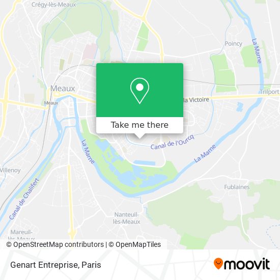 Genart Entreprise map