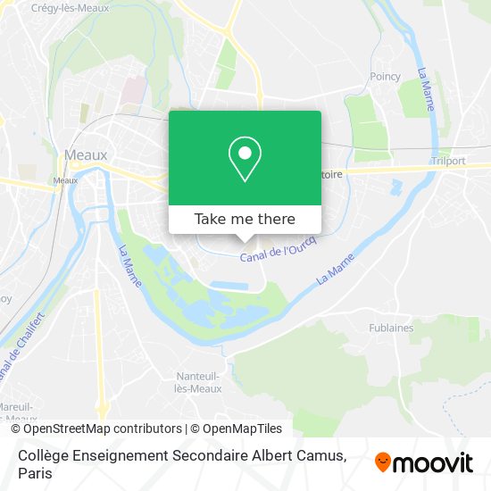 Mapa Collège Enseignement Secondaire Albert Camus