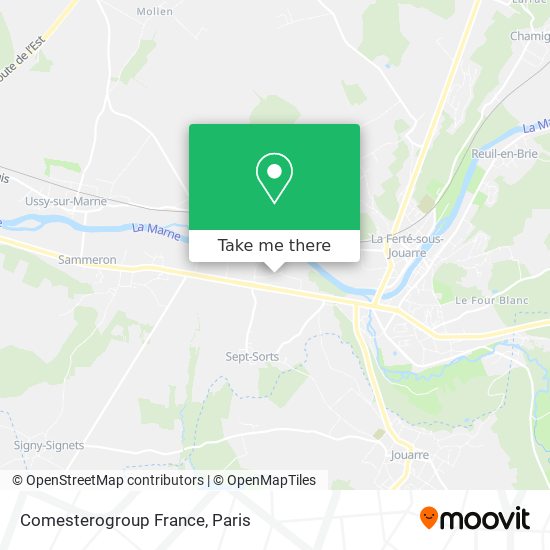 Mapa Comesterogroup France