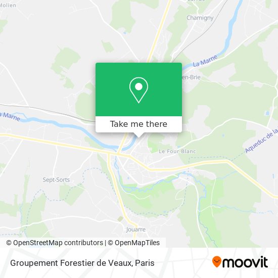 Groupement Forestier de Veaux map