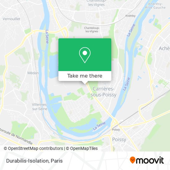 Durabilis-Isolation map