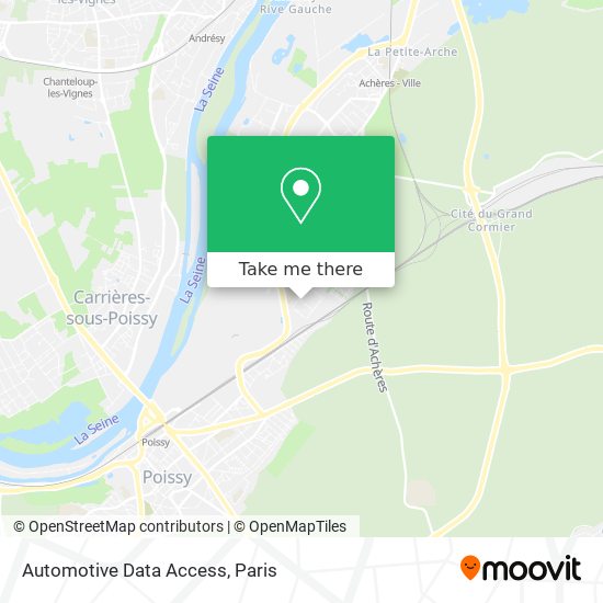 Automotive Data Access map