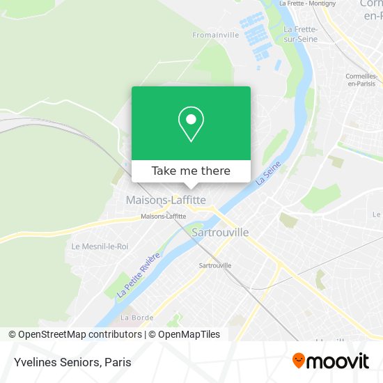 Yvelines Seniors map