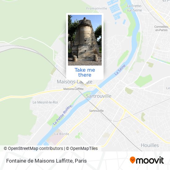 Fontaine de Maisons Laffitte map