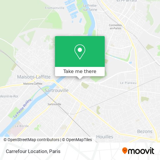 Carrefour Location map