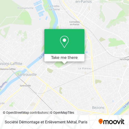 Société Démontage et Enlèvement Métal map