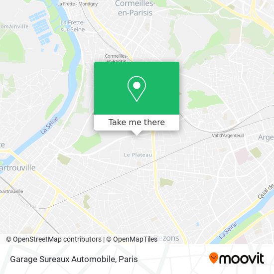 Mapa Garage Sureaux Automobile