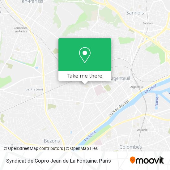 Syndicat de Copro Jean de La Fontaine map