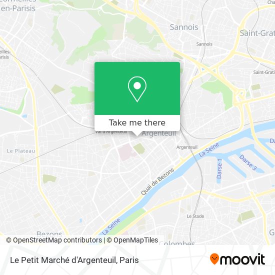 Le Petit Marché d'Argenteuil map