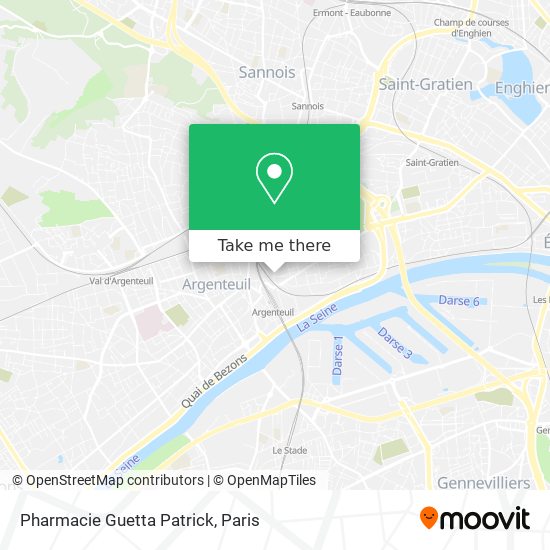 Pharmacie Guetta Patrick map