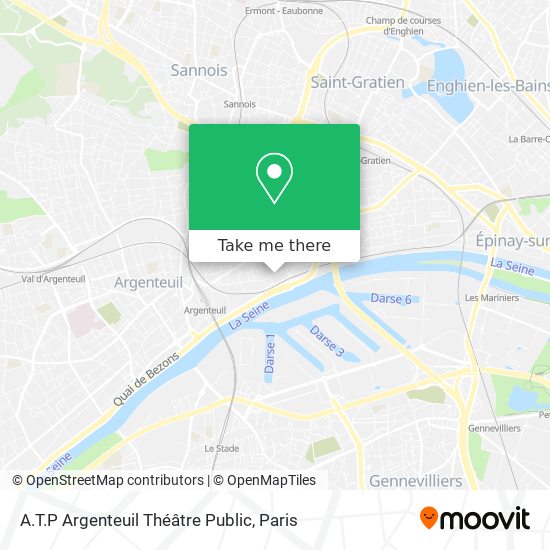 A.T.P Argenteuil Théâtre Public map