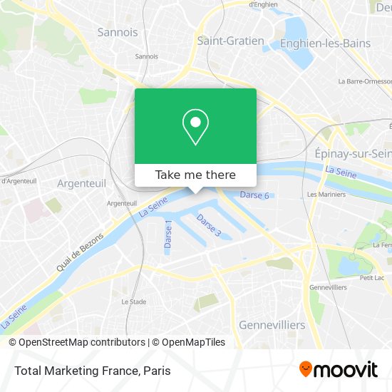 Total Marketing France map