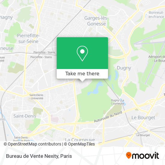 Bureau de Vente Nexity map