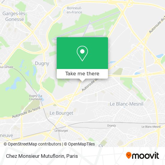 Mapa Chez Monsieur Mutuflorin