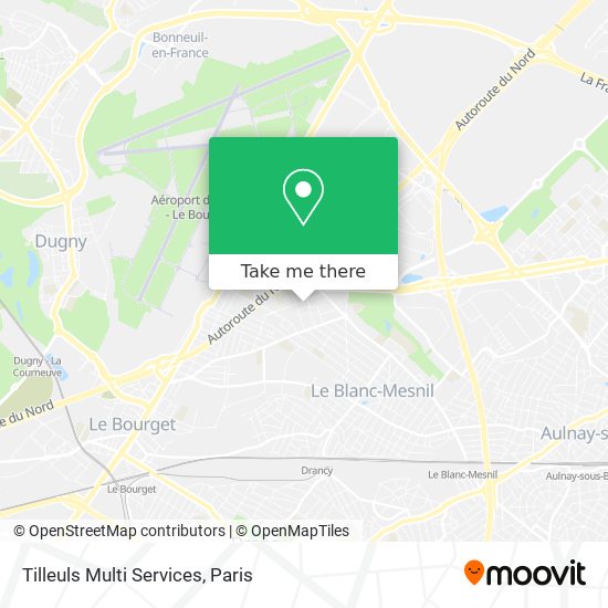 Tilleuls Multi Services map