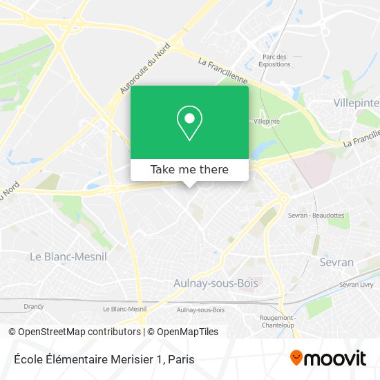 École Élémentaire Merisier 1 map