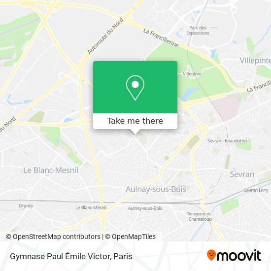 Gymnase Paul Émile Victor map