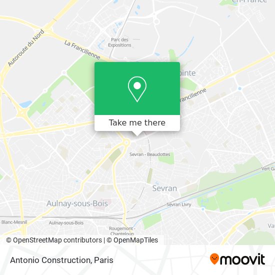 Antonio Construction map