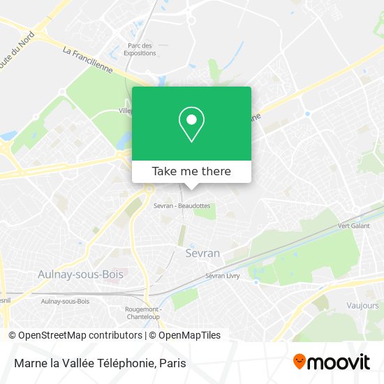 Marne la Vallée Téléphonie map