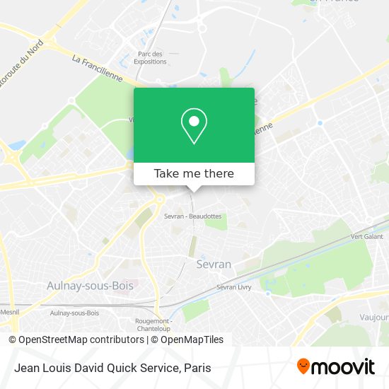 Mapa Jean Louis David Quick Service