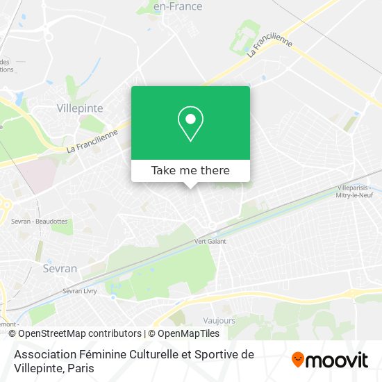Association Féminine Culturelle et Sportive de Villepinte map