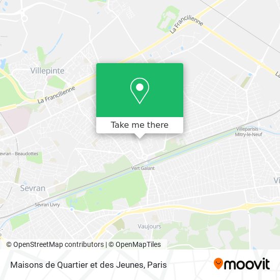 Maisons de Quartier et des Jeunes map